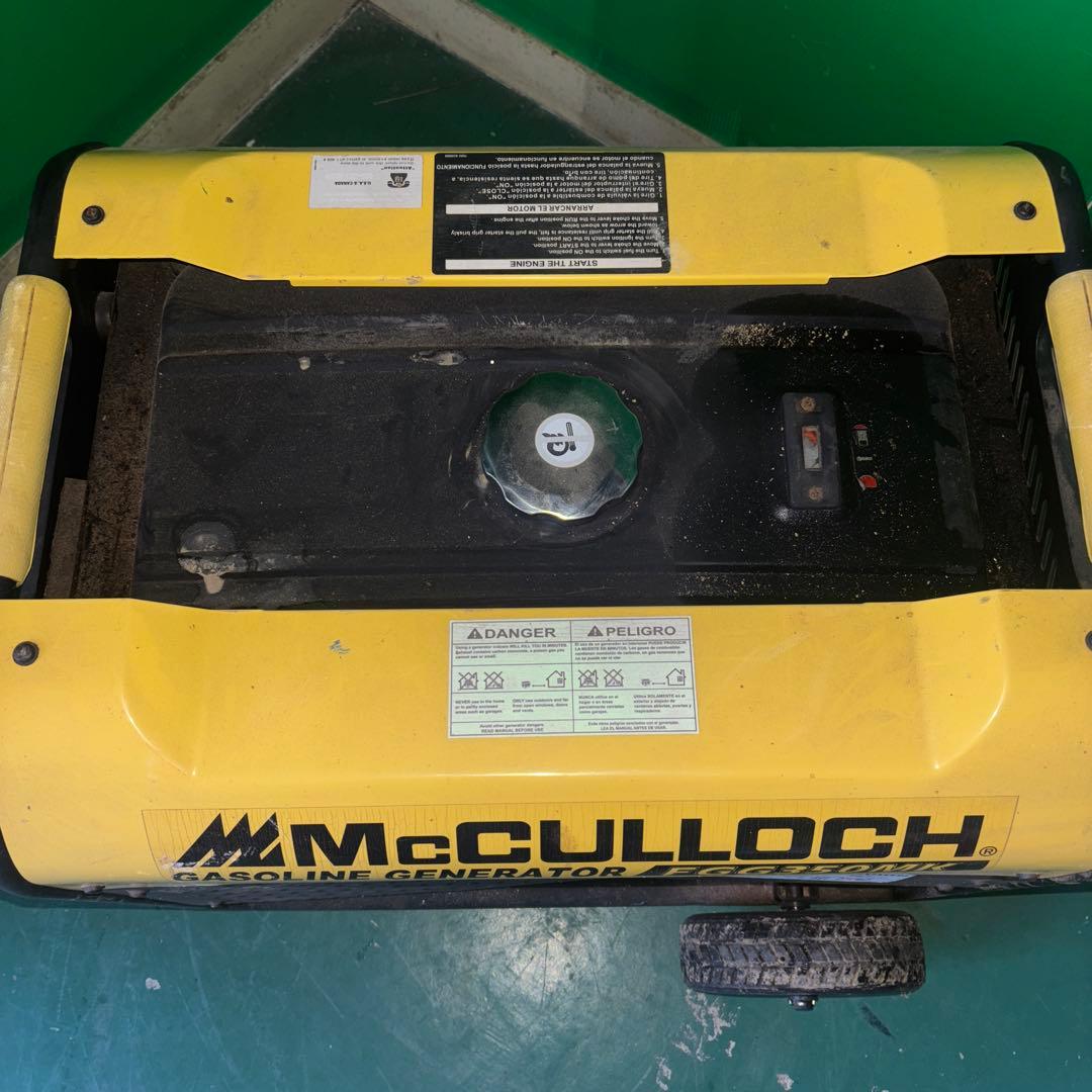 【引取限定】 McCULLOCH FGG350MK ガソリン発電機 3760W