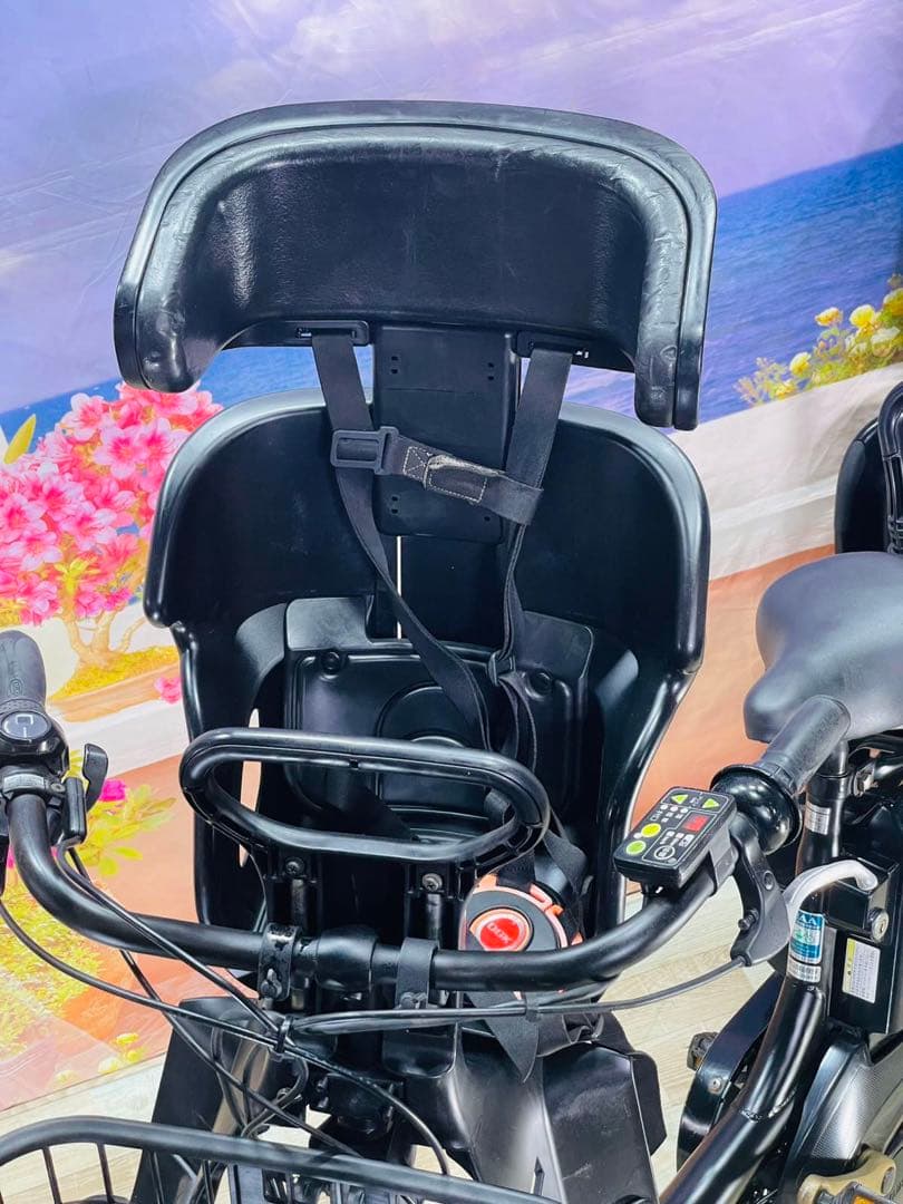 人気モデル！パスバビー12AH⭐️ヤマハ子供乗せ電動自転車Y3161