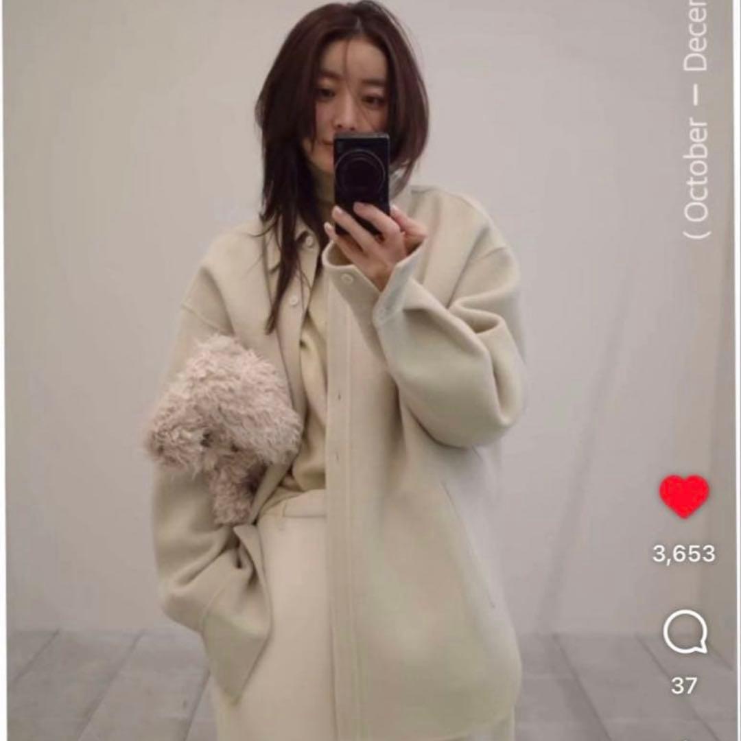 即発送TODAYFUL Wool Shirts Jacket セージ38