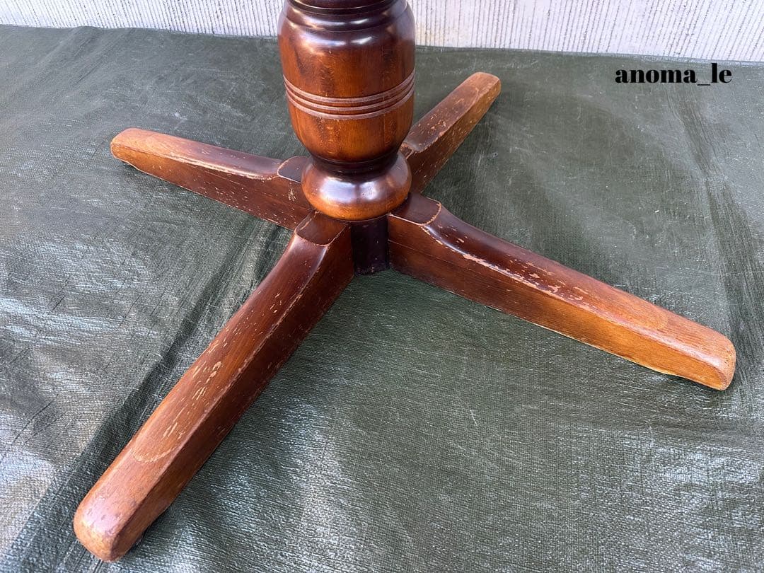 4005【ダイニングテーブル】飛騨産業　キツツキ　穂高　ラウンドテーブル