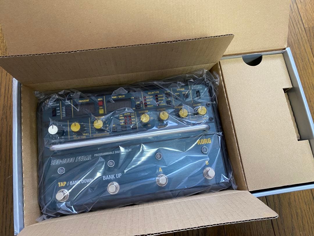 【未使用】KORG SDD-3000 PEDAL プログラマブルデジタルディレイ