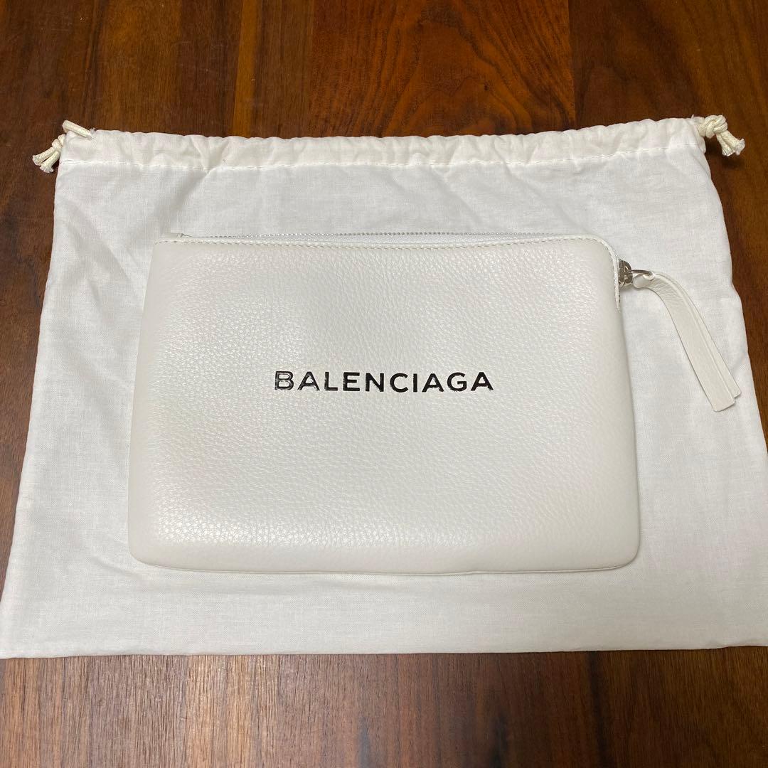 お値下げ！バレンシアガ セカンドバッグ ポーチ 白