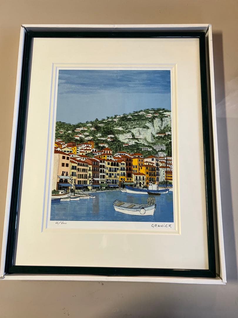 絵画 グラニック・ヴィルフランシュメール フランス　版画 風景画