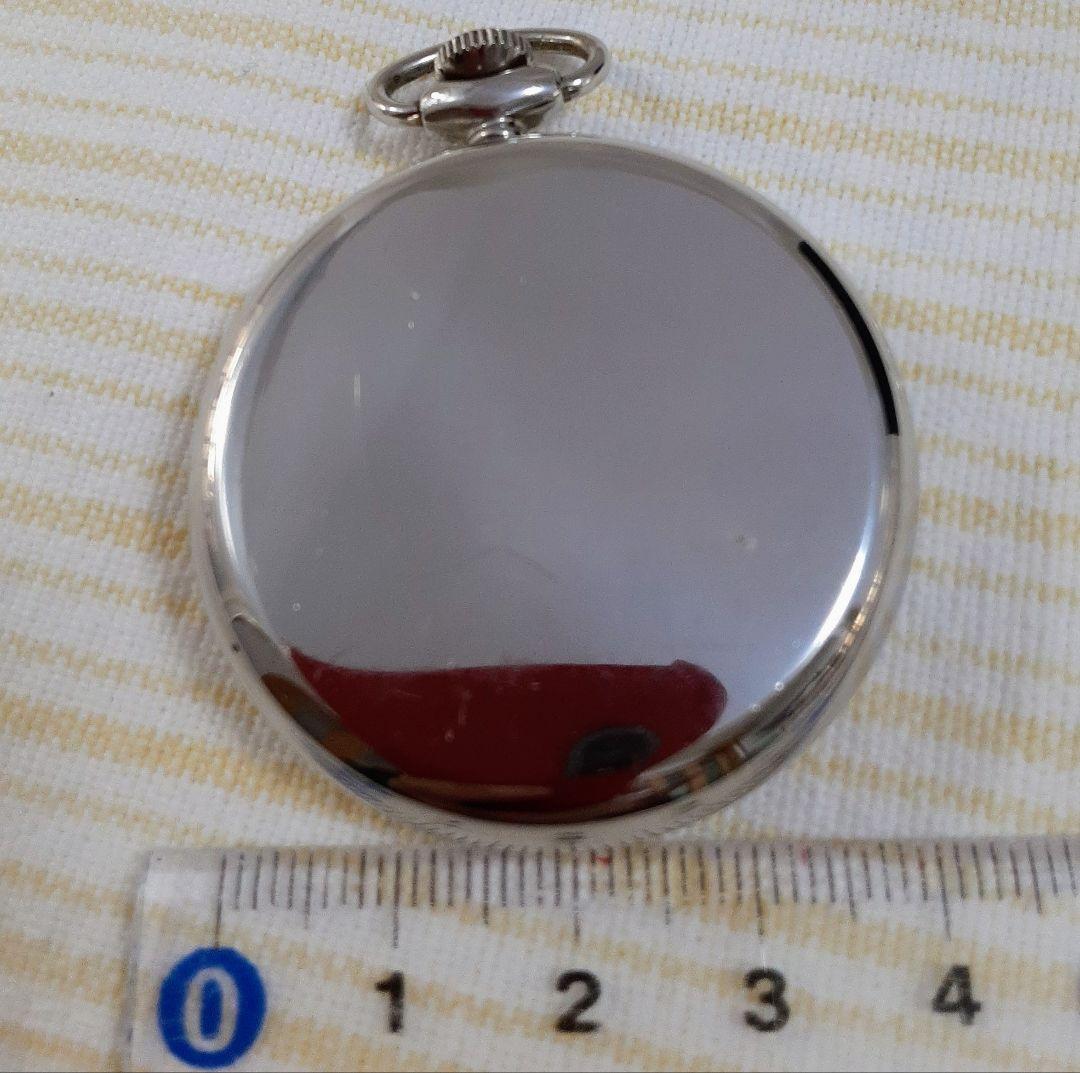 AUREOLE SWISSMADE鉄道仕様懐中時計大容量電池　JAPANMOVT