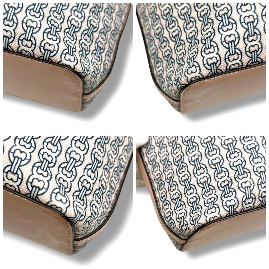 TORY BURCH ショルダーバッグ 2way A4 ハンドバッグ 総柄