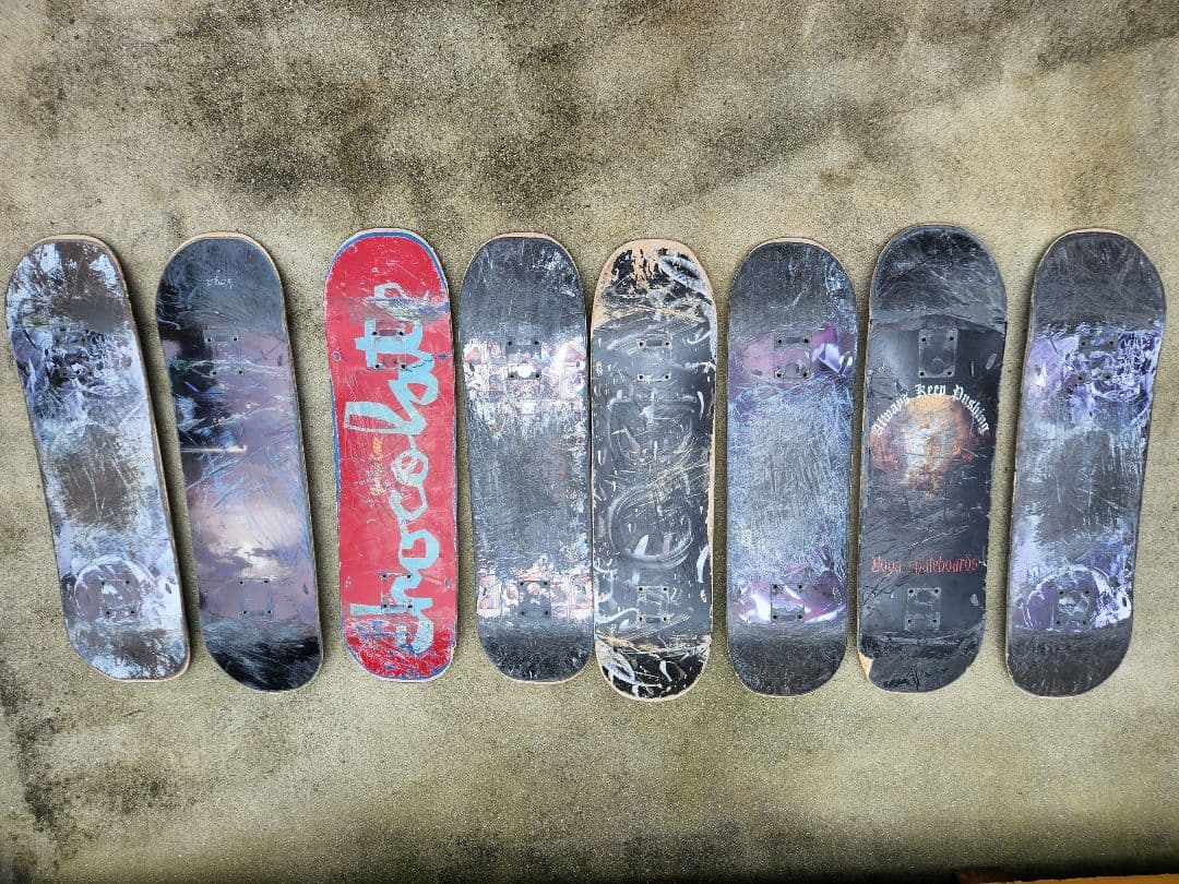 スケートボード廃デッキ