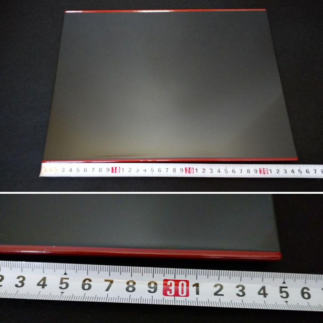 京漆器　漆器のアソベ　木製　漆器　折敷膳　5枚　レトロ