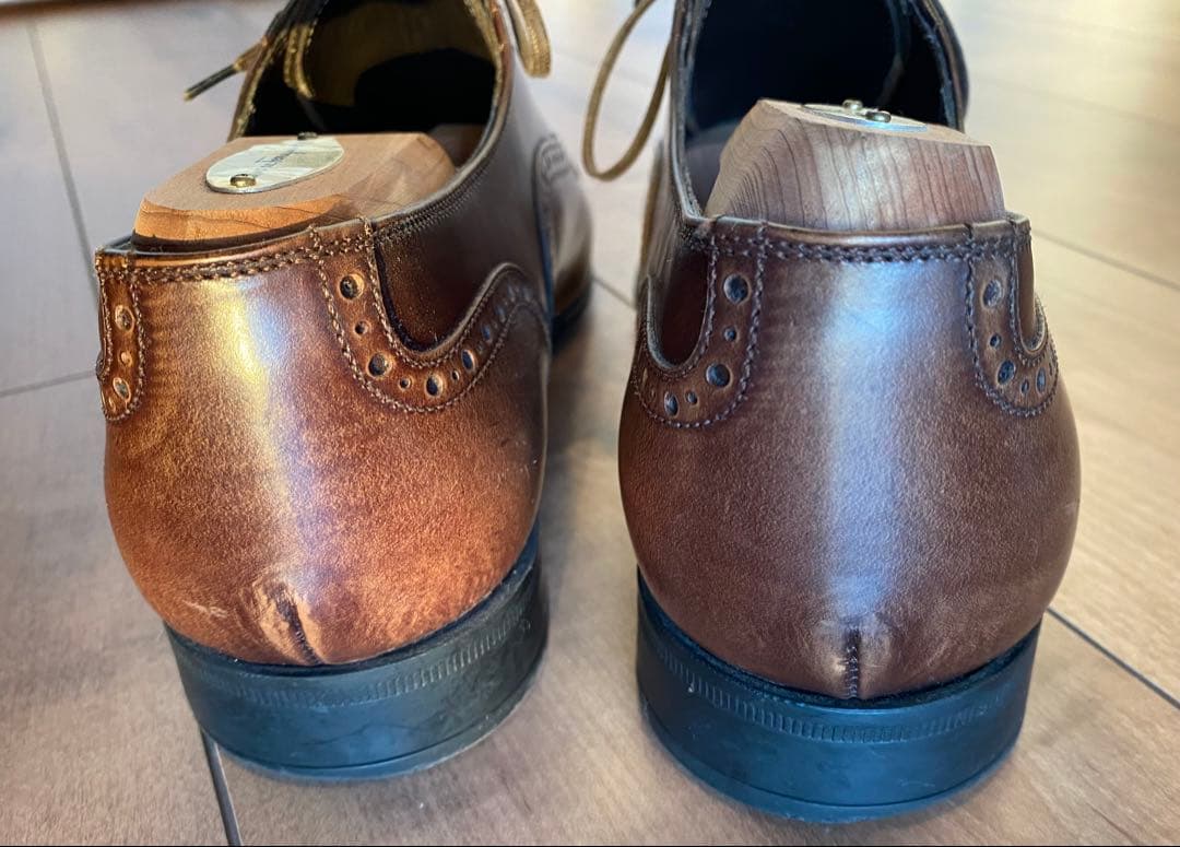 Salvatore Ferragamo ブローグシューズ ブラウン