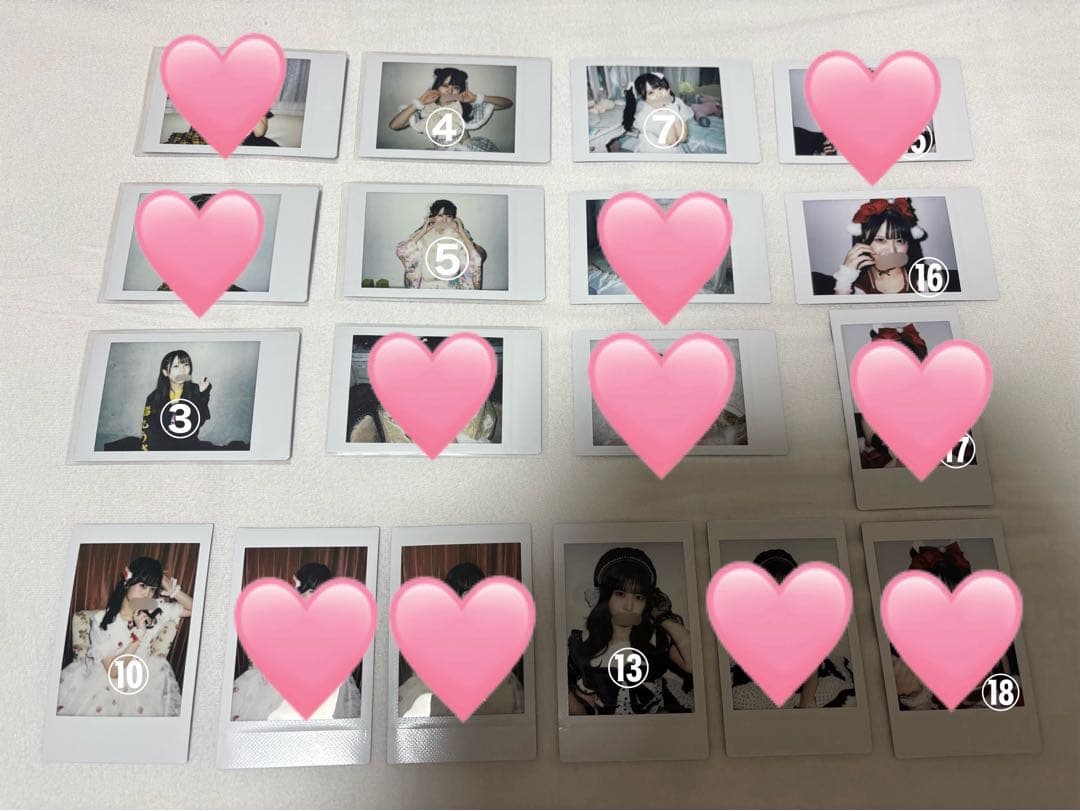 福丸うさ ランチェキ12枚まとめ売り