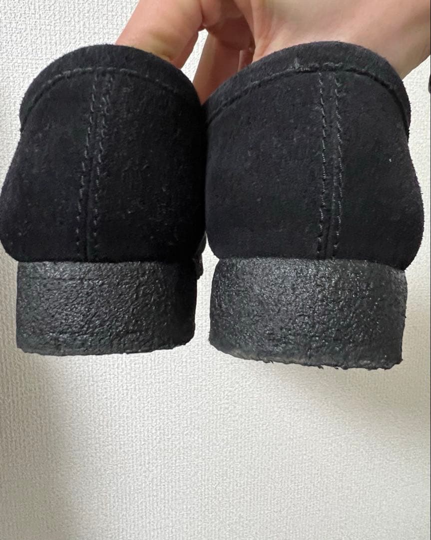 Clarks ワラビー ブラック スエード 美品