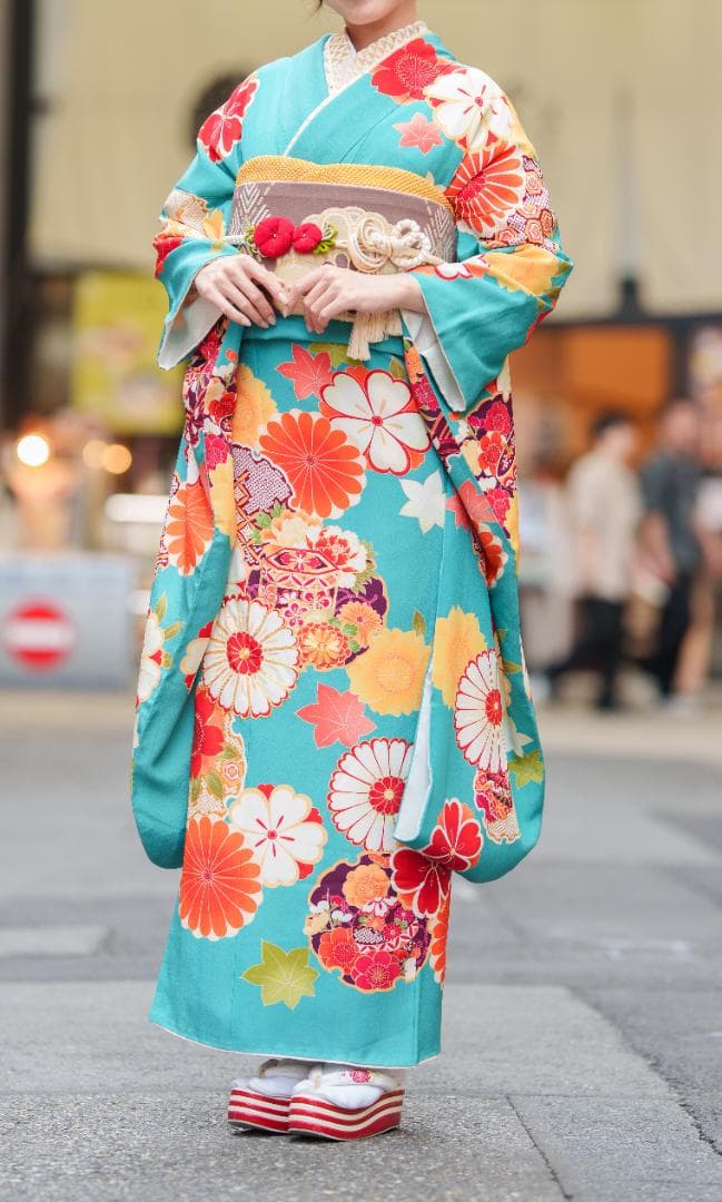 デコポン　振袖のみ【678】【155cm~165cmの方用】