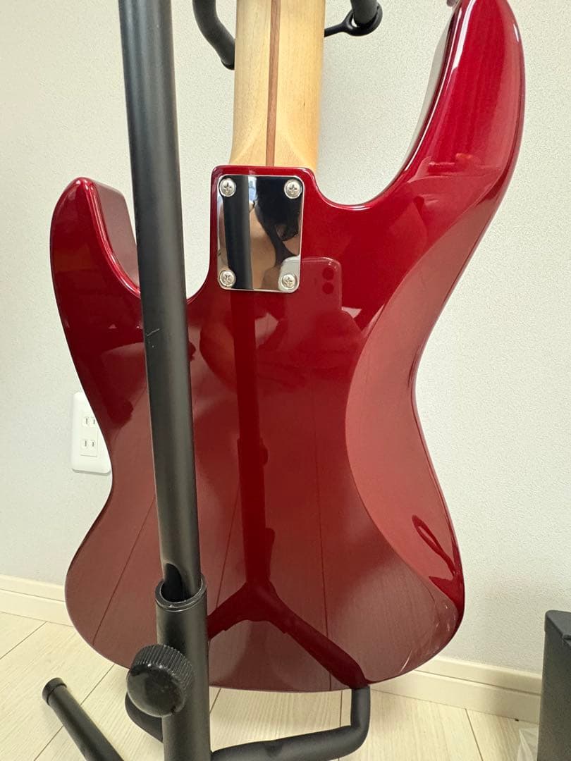 赤　grecoエレキベース　アコギ　未使用