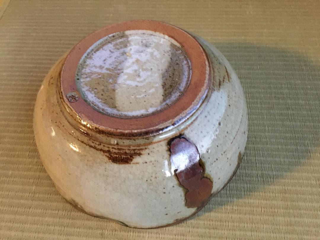 菓子鉢　益子焼