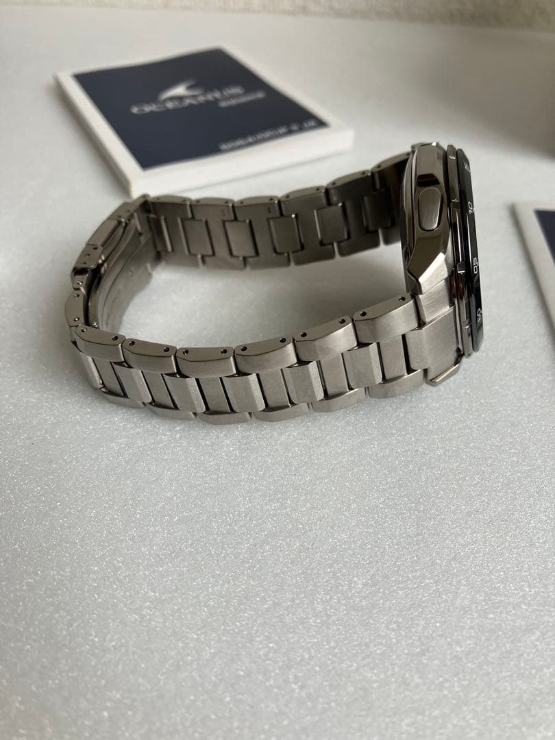 OCEANUS オシアナス OCW-T400 デジアナ　電波ソーラー　チタン