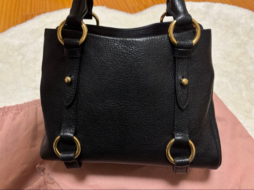 miu miu ハンドバッグ ブラック