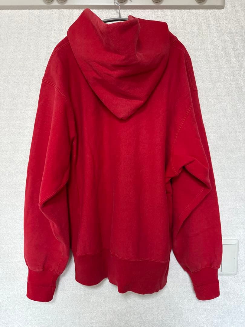 チャンピオン　リバースウィーブ　赤　ジップフーディ　80s usa製