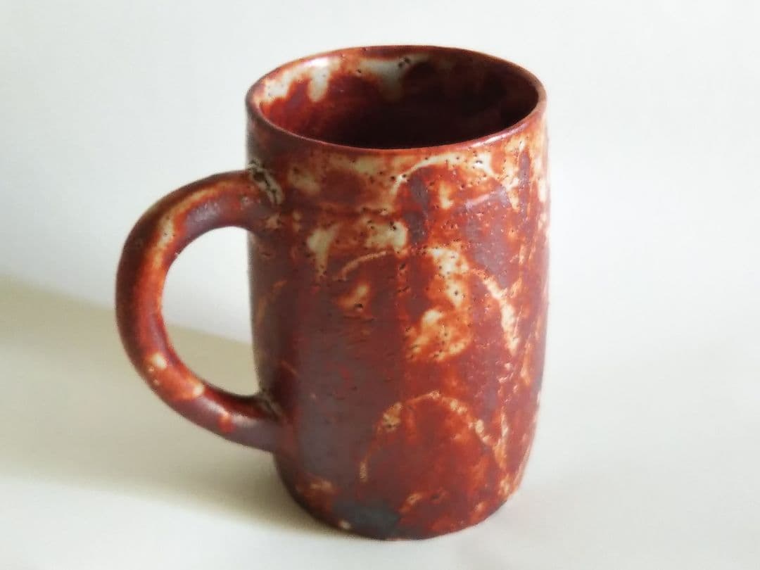 北大路魯山人（！？） 紅志野ビアジョッキ