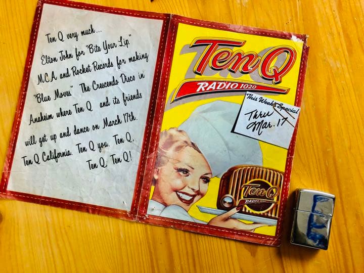 Ten.Qラジオ.ビルボード額装　アメグラのジョージペティ画