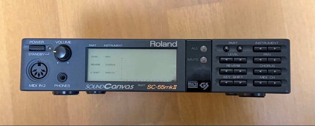 Roland SC-55mkII MIDI音源 本体