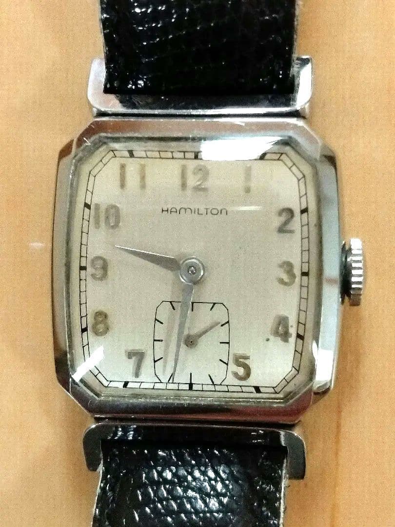 【稼働品・値下げ】ハミルトン 手巻き時計（アンティーク）