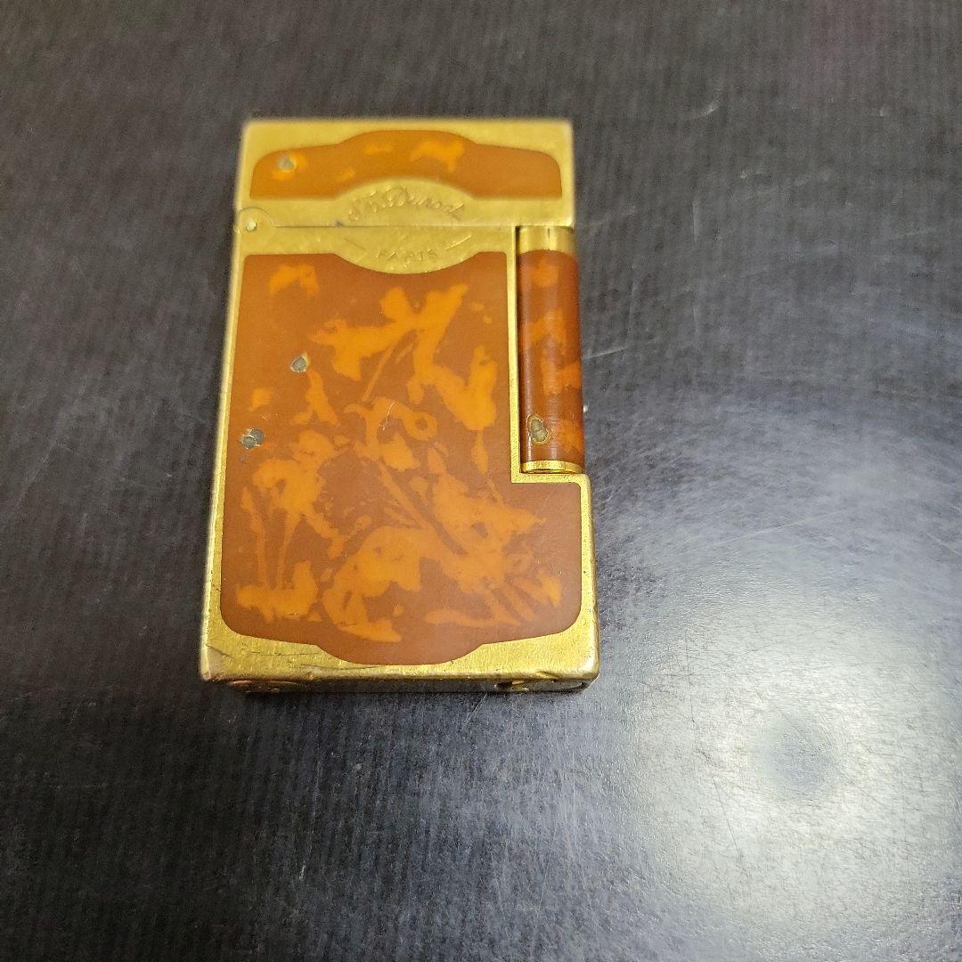 st.デュポン ライン2 マデューロ ダブルバーナー 着火確認済み 漆塗り×金