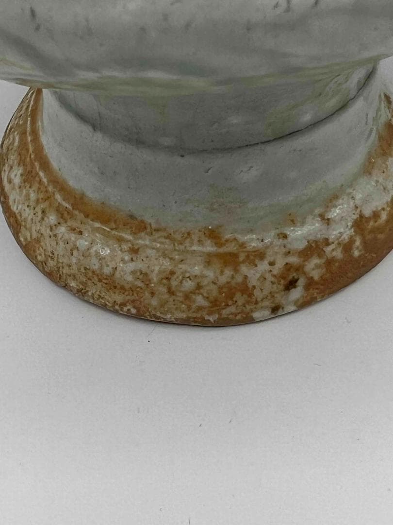 北宋時代　青白磁 纏枝貼花牡丹文菱口瓶 湖田窯花瓶 影青 花入れ(B-88)