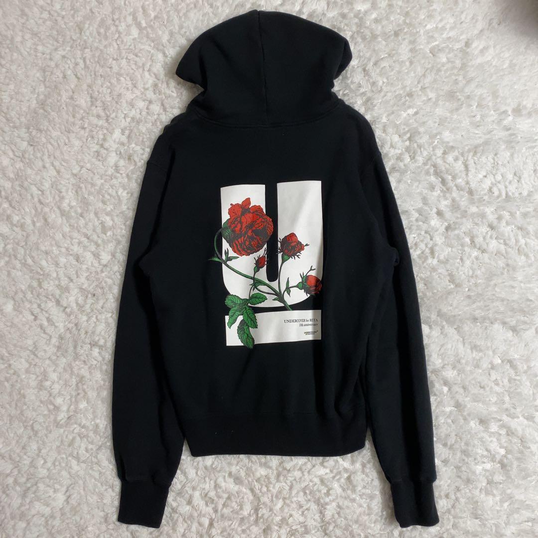 希少！UNDERCOVER×RITA コラボ パーカー 10周年 ブラック S