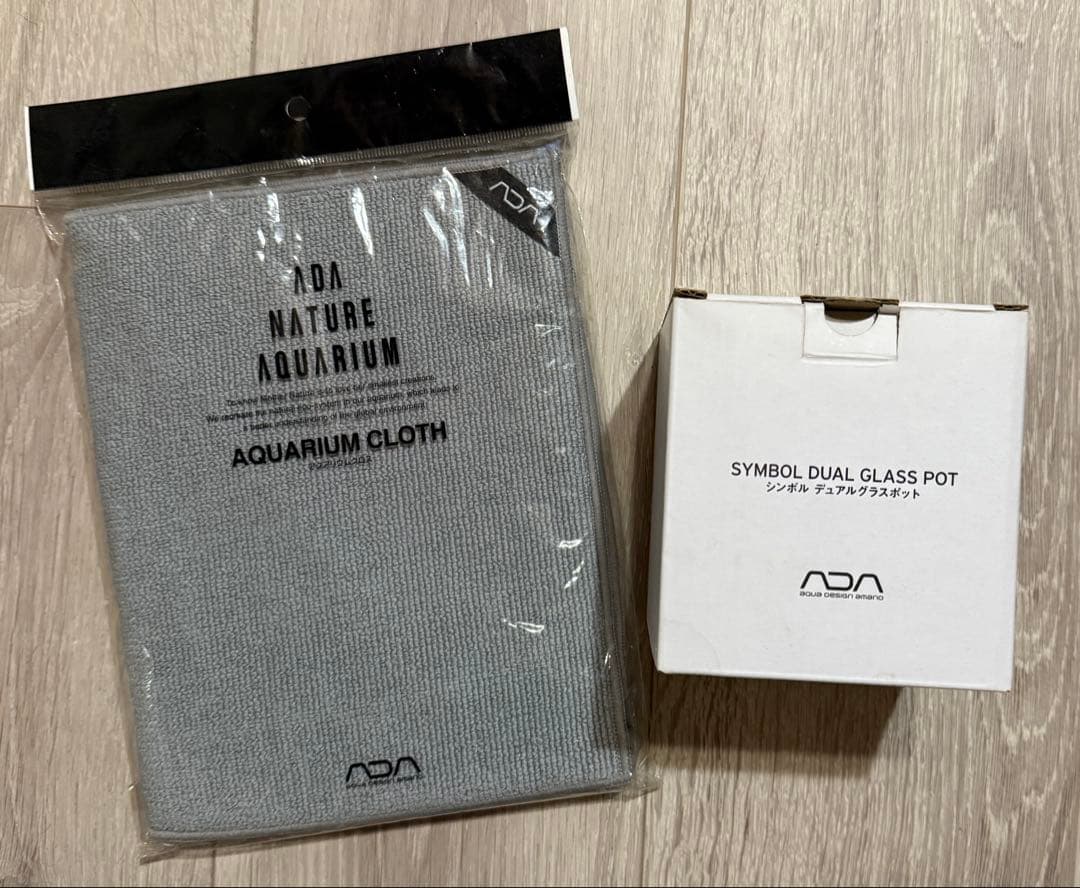 ADA AQUARIUM クロス　グラス　セット