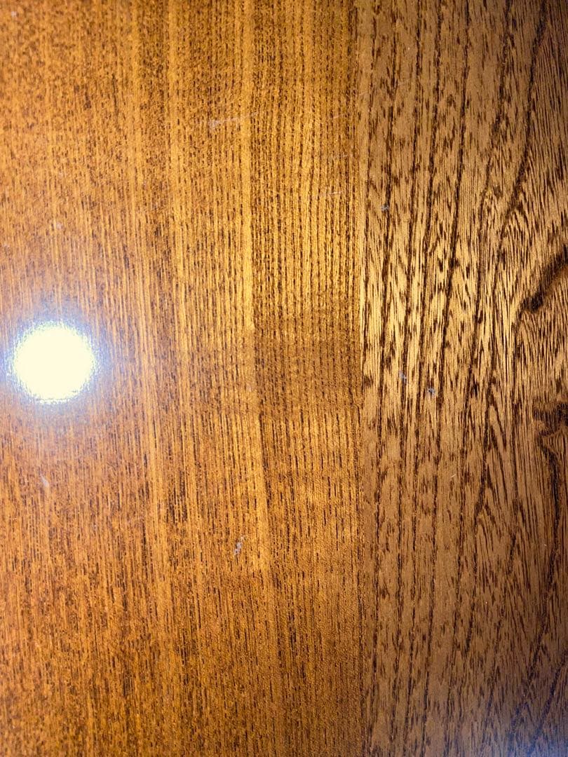 アンテーク家具　ダークブラウン 木製座卓 約108cm x 78cm 平成レトロ