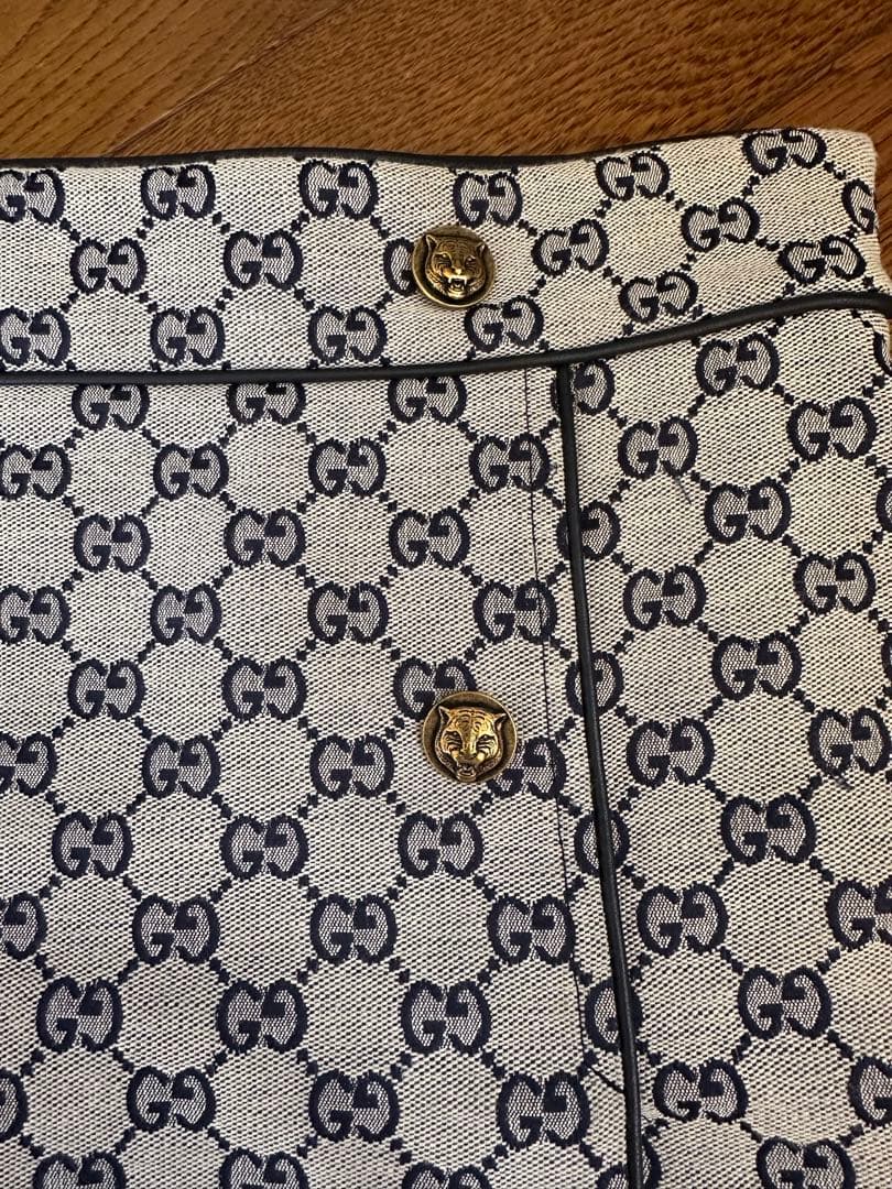 Gucci GGパターン キャンバスaラインスカート