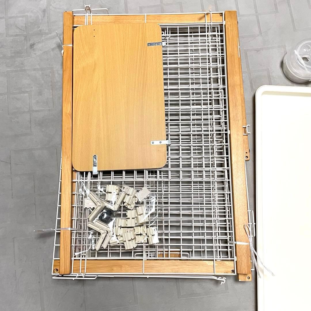 Richell 木製キャットケージS お掃除簡単ライトブラウン　キャットケージ