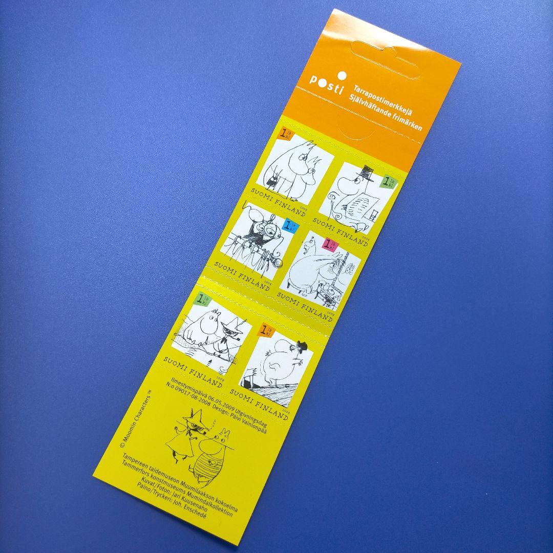 4296 外国切手 【大人気】フィンランド 2009年 ムーミン 切手帳