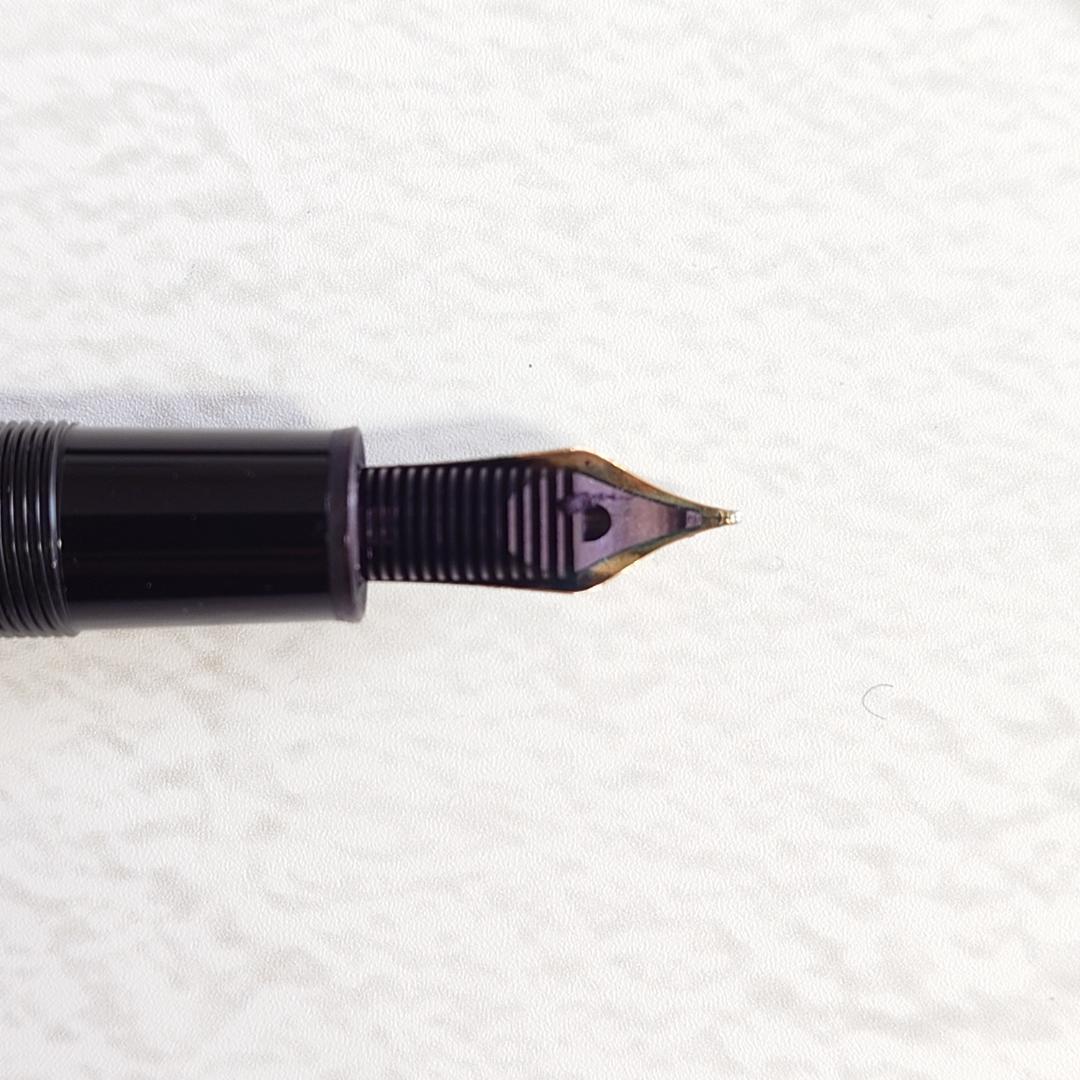 美品 モンブラン マイスターシュテュックプラチナコーティング ル・グラン万年筆