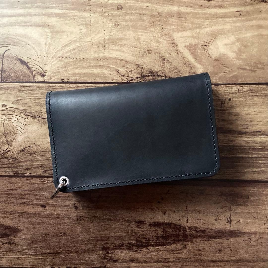 【お札を折らずに収納】トラッカーウォレット150（ミドル）3層【受注生産】