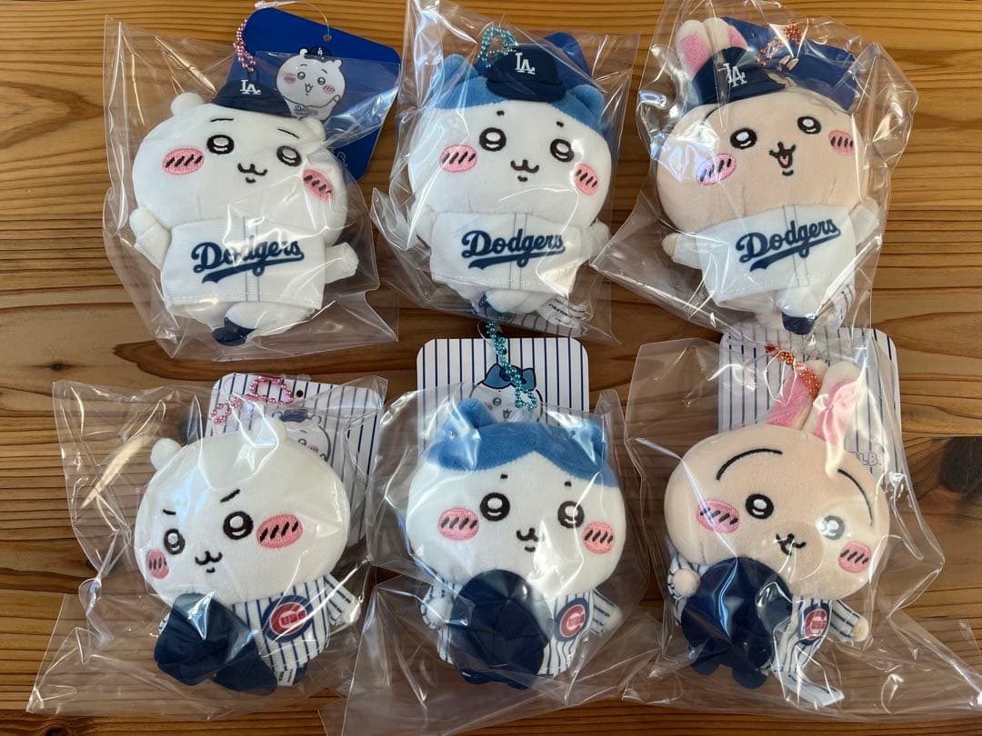 ちいかわ×MLB TOKYO SERIES マスコット 6点セット
