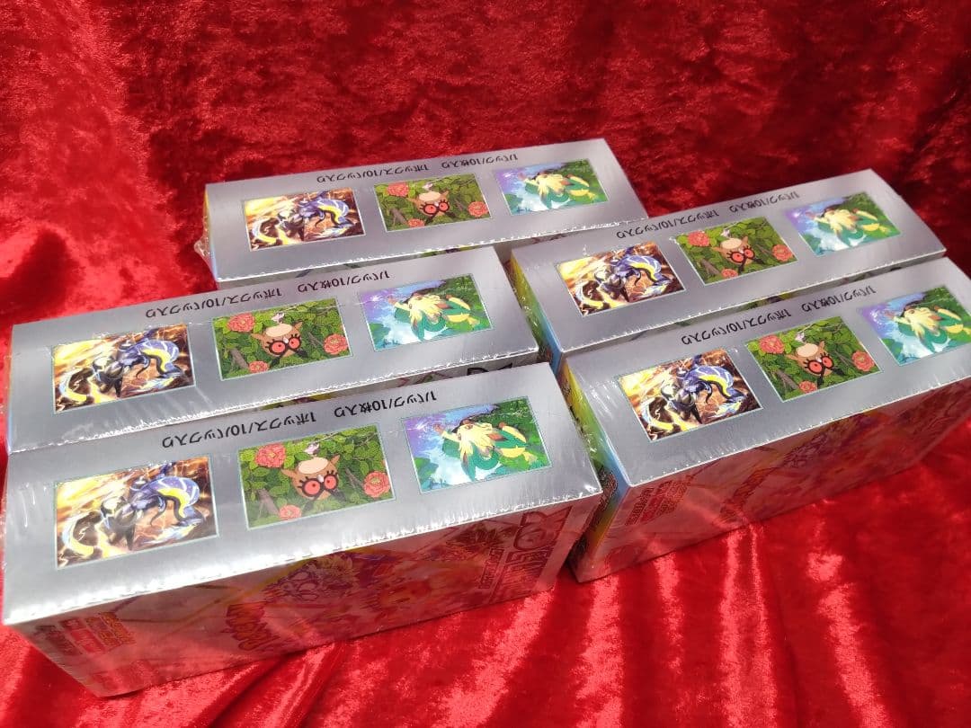 ポケモンカードゲーム テラスタルフェス ５BOX シュリンク付き