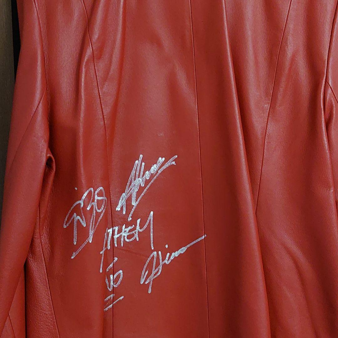 アンセム サイン入り レザージャケット / クリアファイル / チラシ