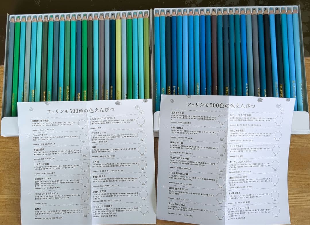 FELISSIMO　色鉛筆500本セット