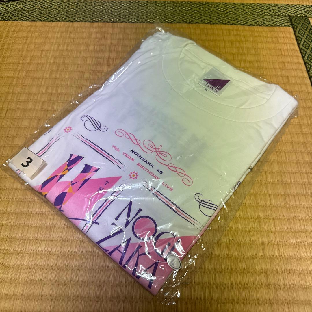 乃木坂46　11thバスラ　5期生ライブT Lサイズ　五百城茉央サイン入り
