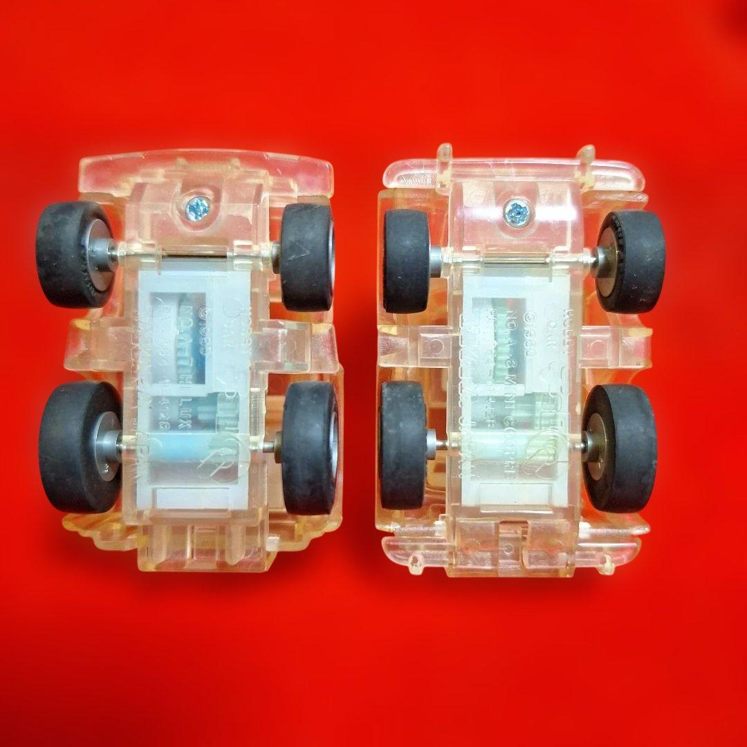 当時物 透明 スケスケ クリア チョロQ A品番 2台セット 銀座キンタロウ