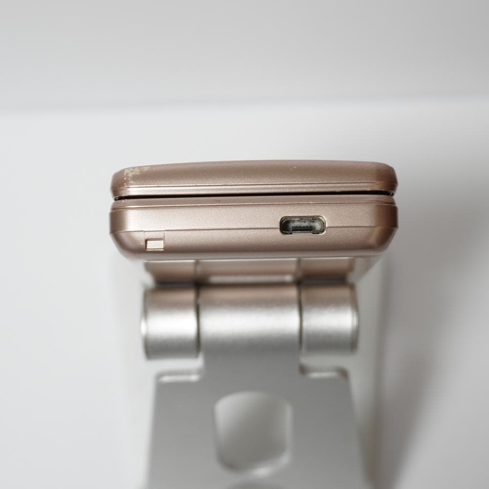 かんたん携帯10 807SH ゴールド SIMロック解除済 SD付 ソフトバンク