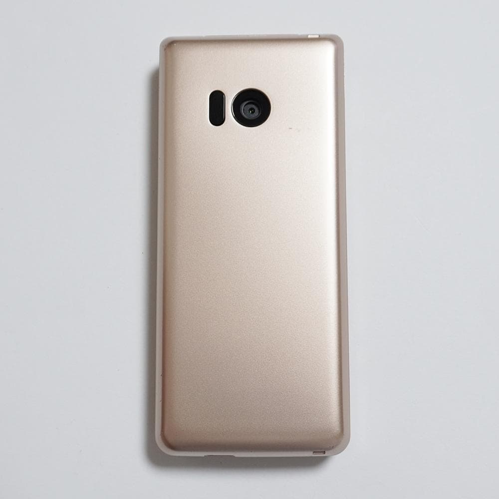 かんたん携帯10 807SH ゴールド SIMロック解除済 SD付 ソフトバンク