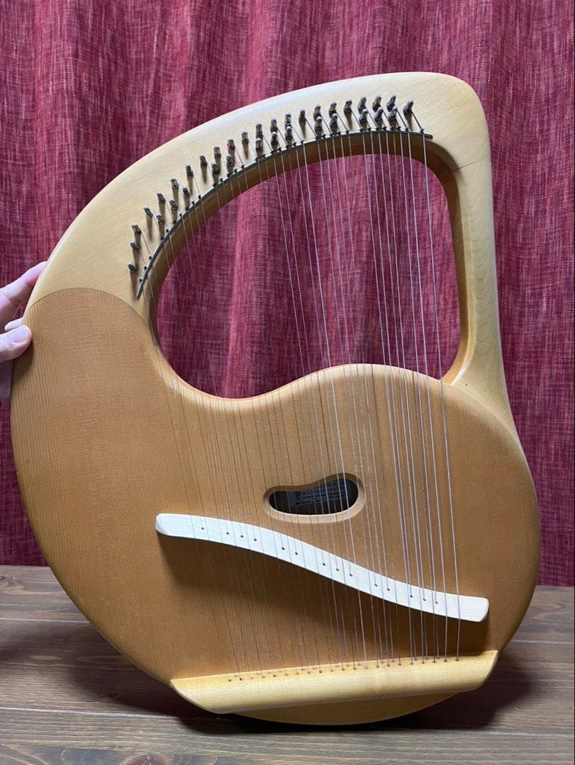 ゲルトナー　ライアーハープ　35弦　ハードケース、ソフトバッグ付き