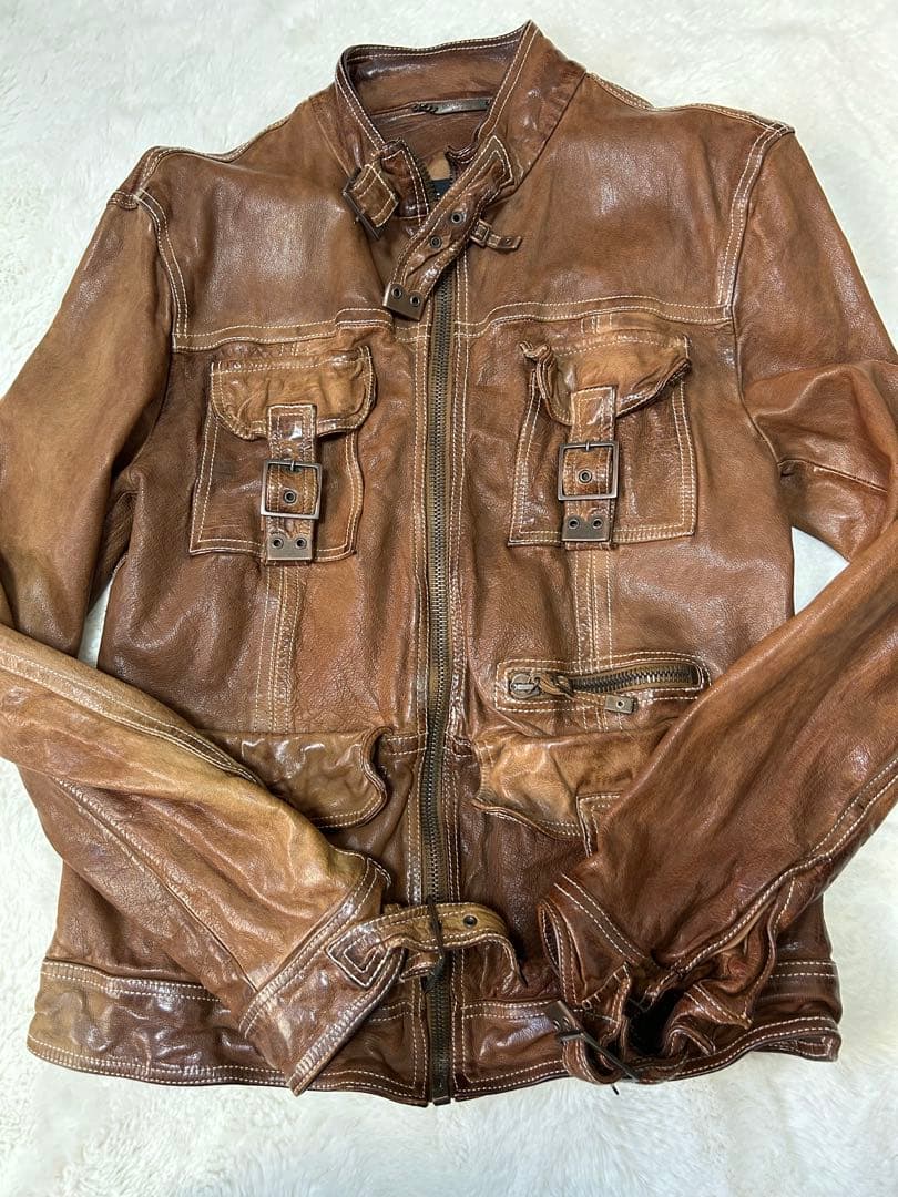 ドルチェ&ガッバーナ　レザージャケット