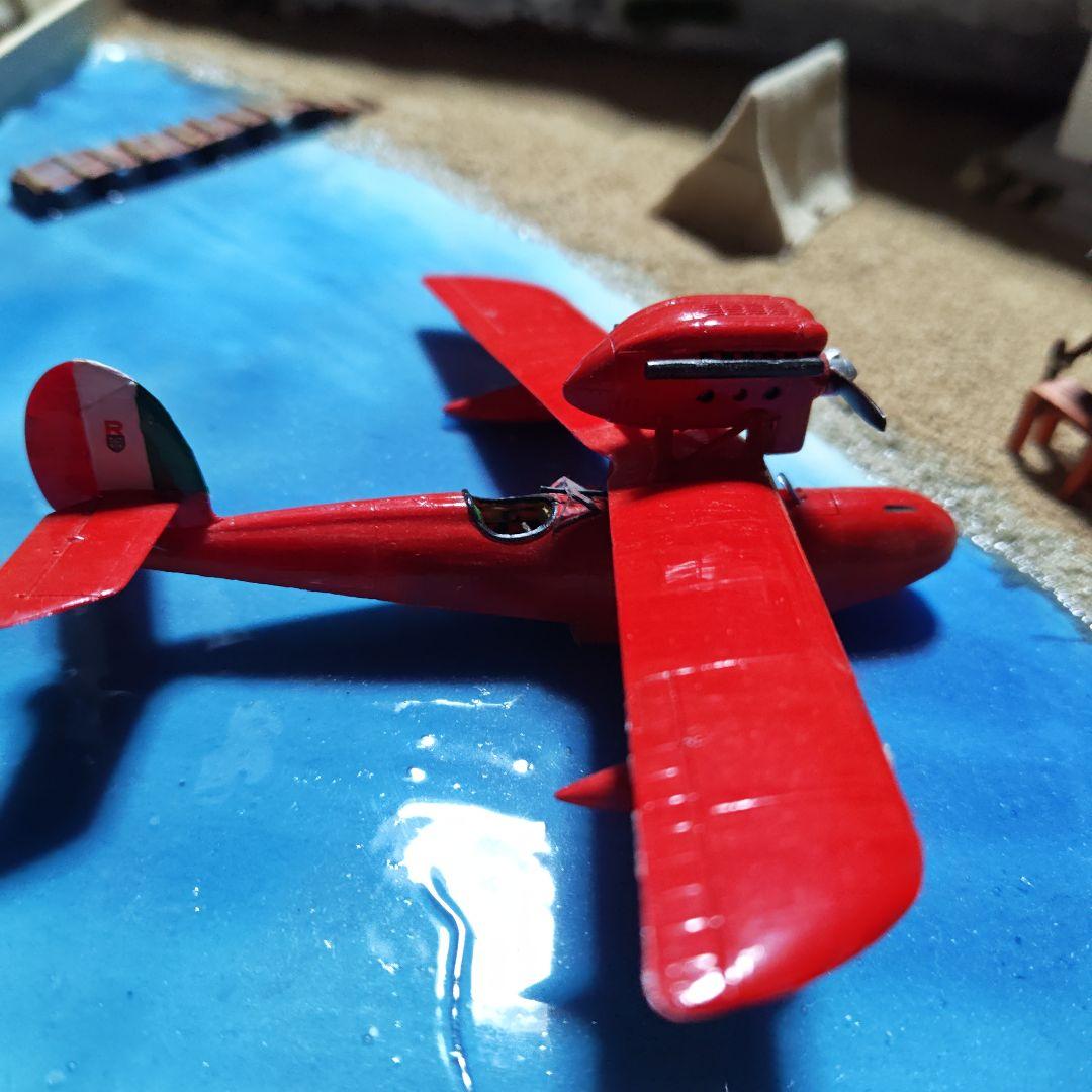 紅の豚サボイアジオラマです。