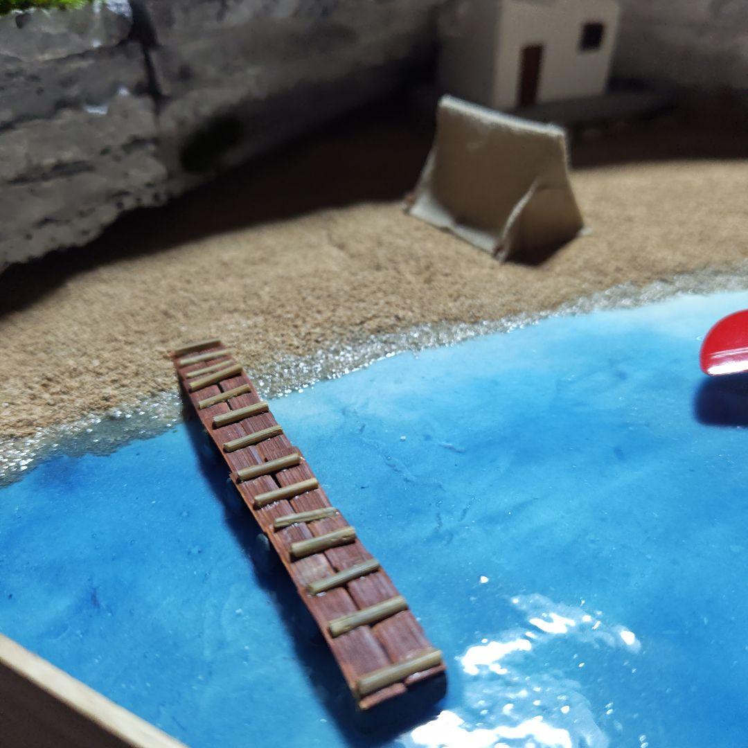 紅の豚サボイアジオラマです。