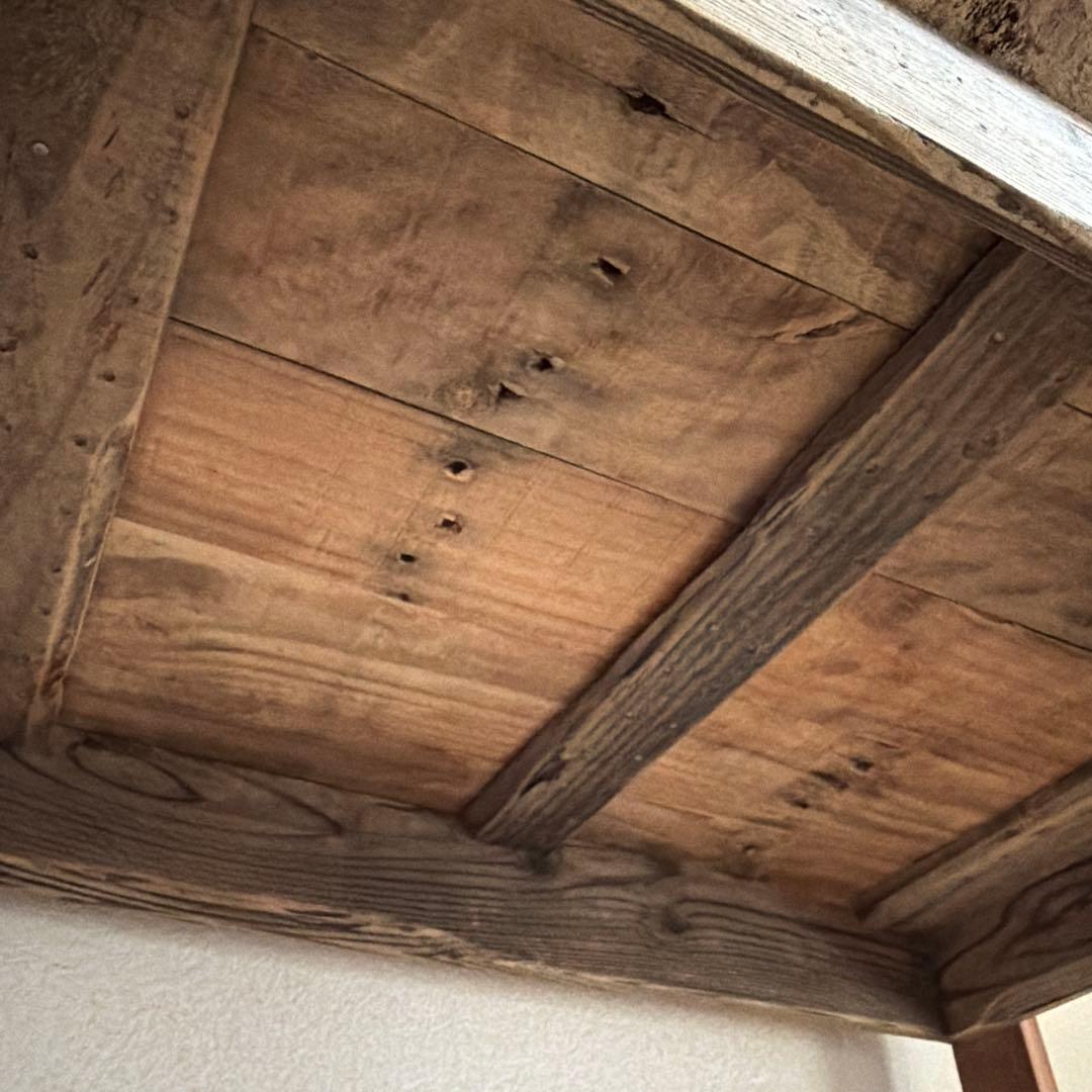 古材テーブル　デスク