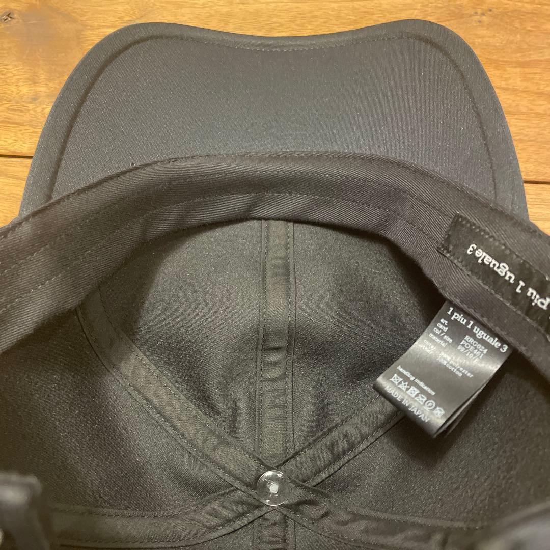 帽子 1PIU1UGUALE3 6PANEL CAP / SIDE LOGO