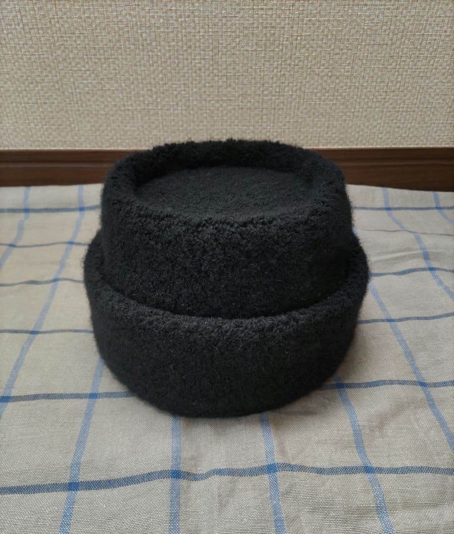 mite えん　帽子　ブラック