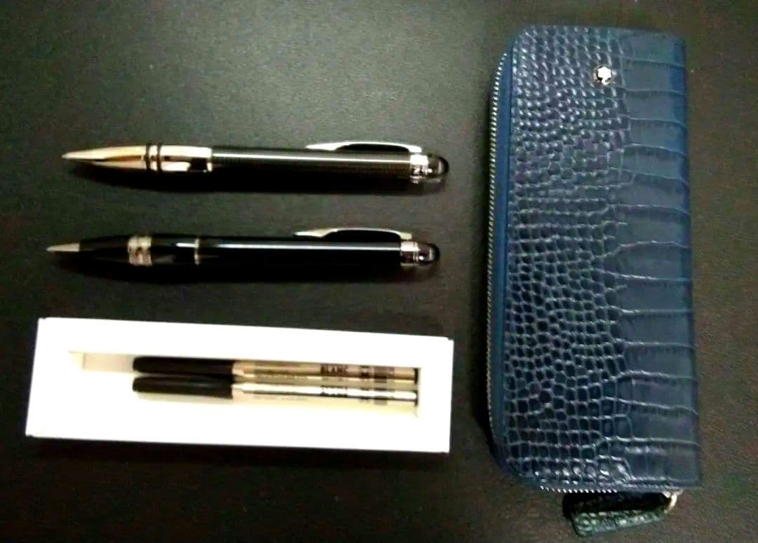 モンブラン　スターウォーカーボールペン２本&ペンポーチセット【新品】